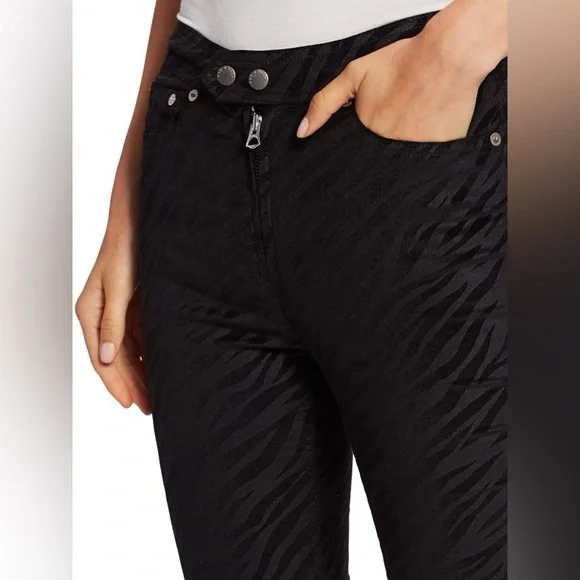 RAG & BONE
Nina High-Rise Zebra-Stripe Ankle Skinny Jeans - Picture 3 of 5